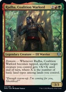 Radha, Coalition Warlord Foil