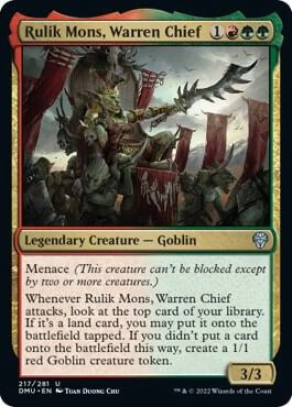 Rulik Mons, Warren Chief