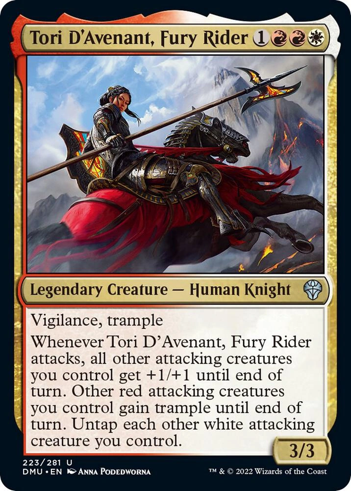 Tori D'Avenant, Fury Rider Foil
