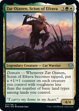 Zar Ojanen, Scion of Efrava Foil