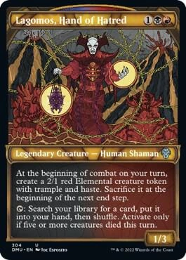 Lagomos, Hand of Hatred (Showcase) Foil