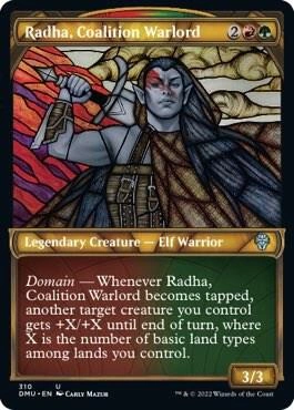 Radha, Coalition Warlord (Showcase) Foil