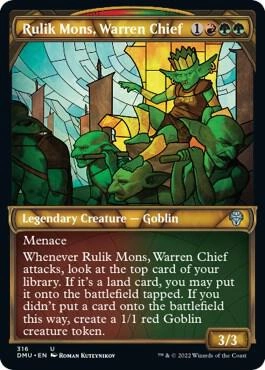 Rulik Mons, Warren Chief (Showcase) Foil