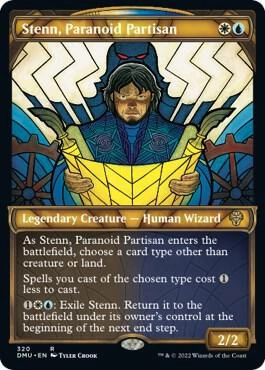 Stenn, Paranoid Partisan (Showcase) Foil