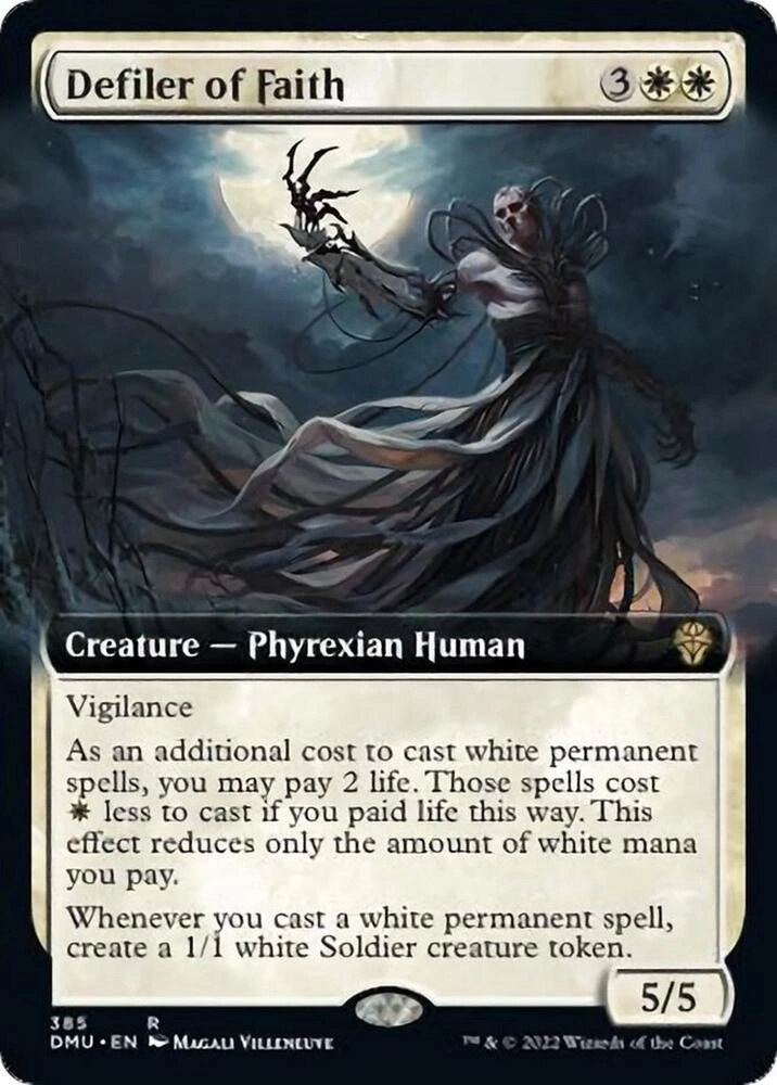 Defiler of Faith (Extended Art) Foil