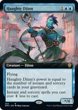 Haughty Djinn (Extended Art) Foil