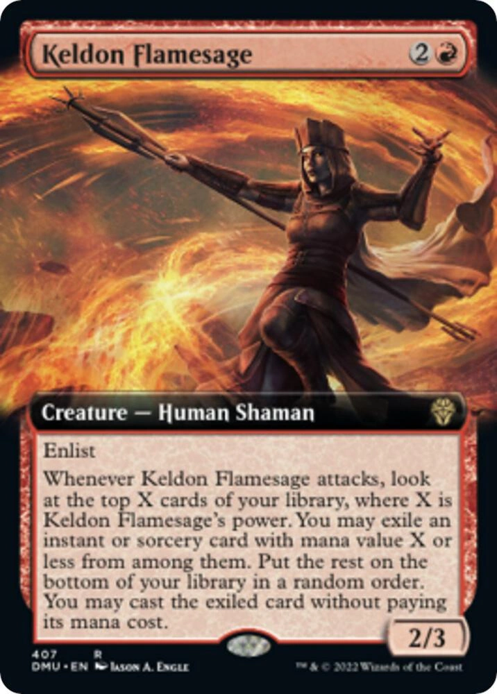 Keldon Flamesage (Extended Art) Foil