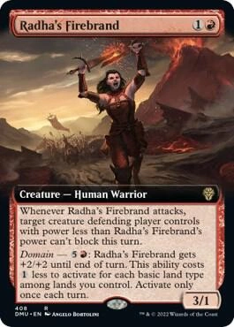 Radha's Firebrand (Extended Art) Foil