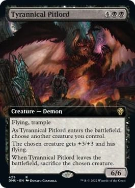 Tyrannical Pitlord (Extended Art) Foil