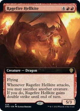 Ragefire Hellkite (Extended Art) Foil