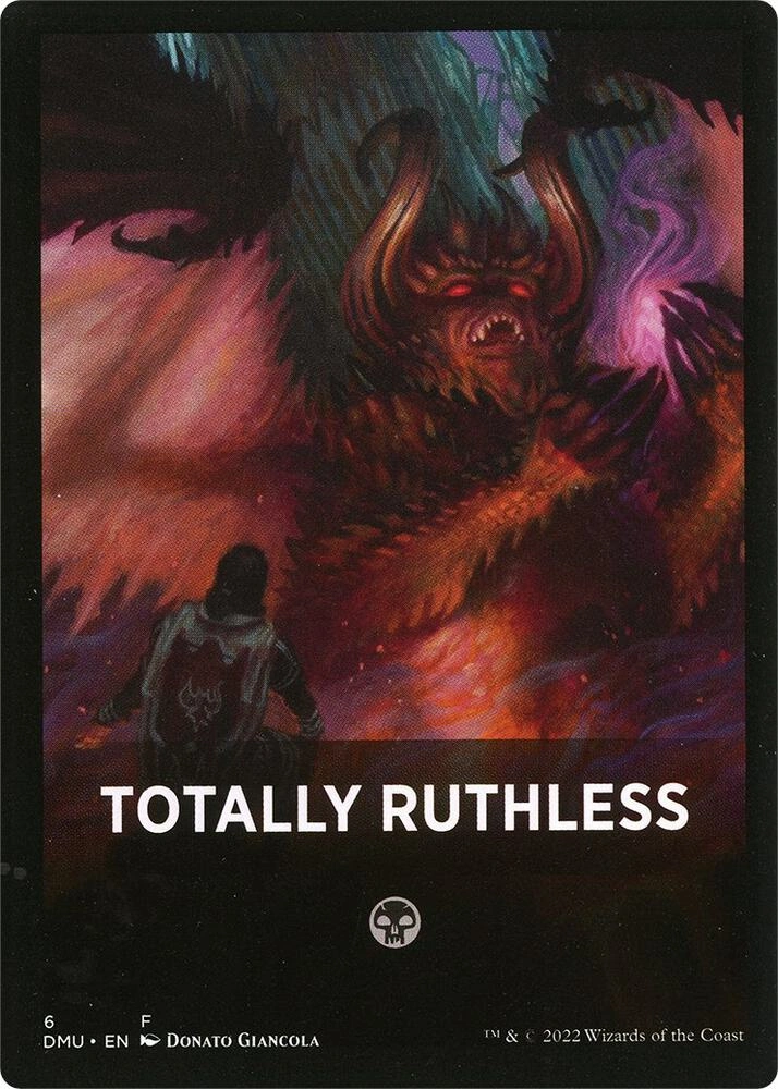 Totally Ruthless Theme Card