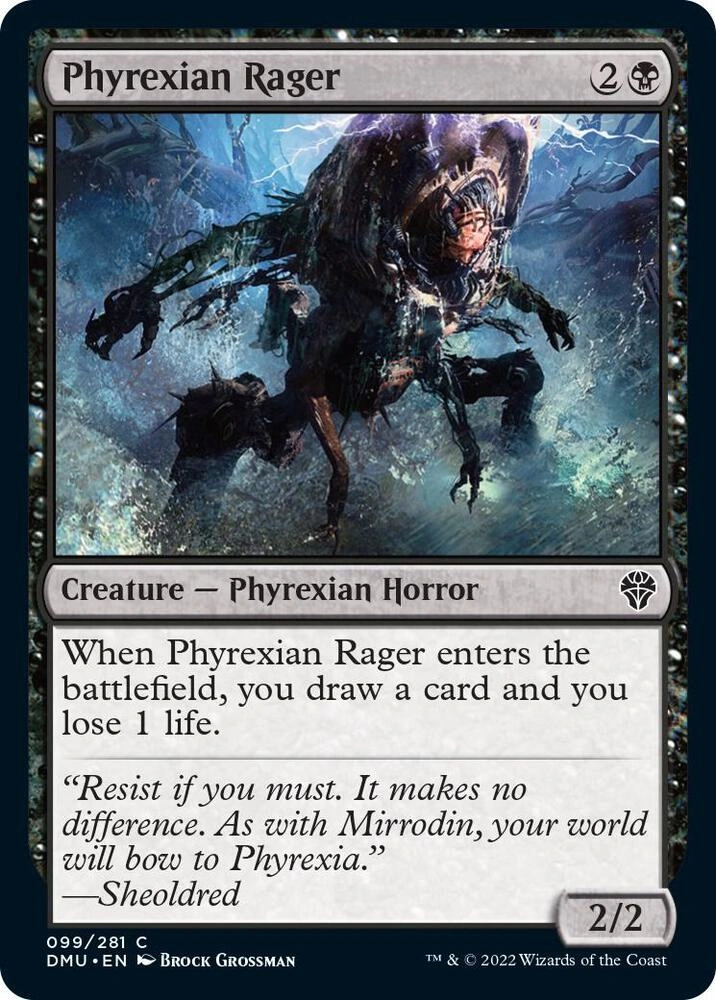 Phyrexian Rager Foil