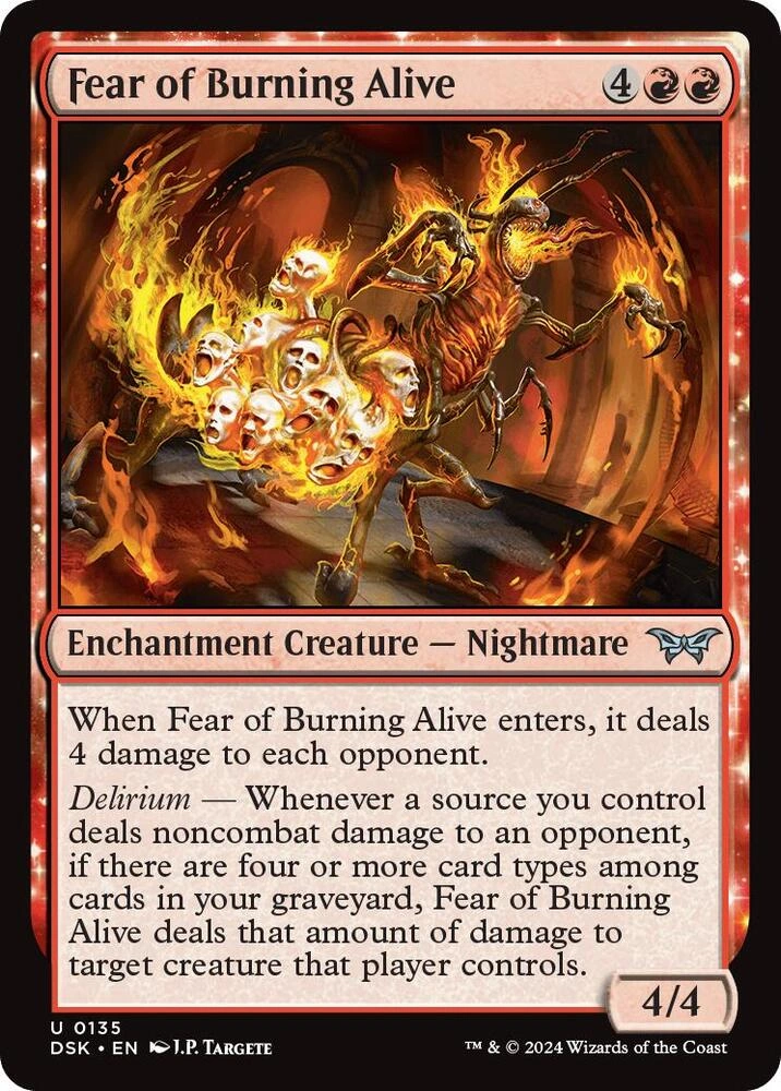 Fear of Burning Alive Foil