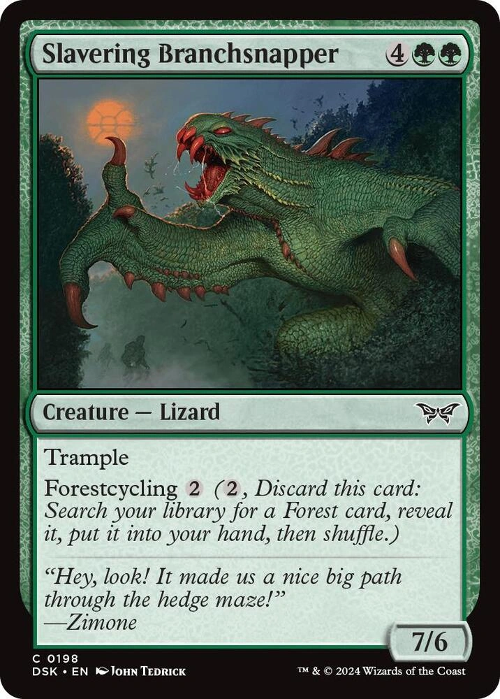 Slavering Branchsnapper Foil