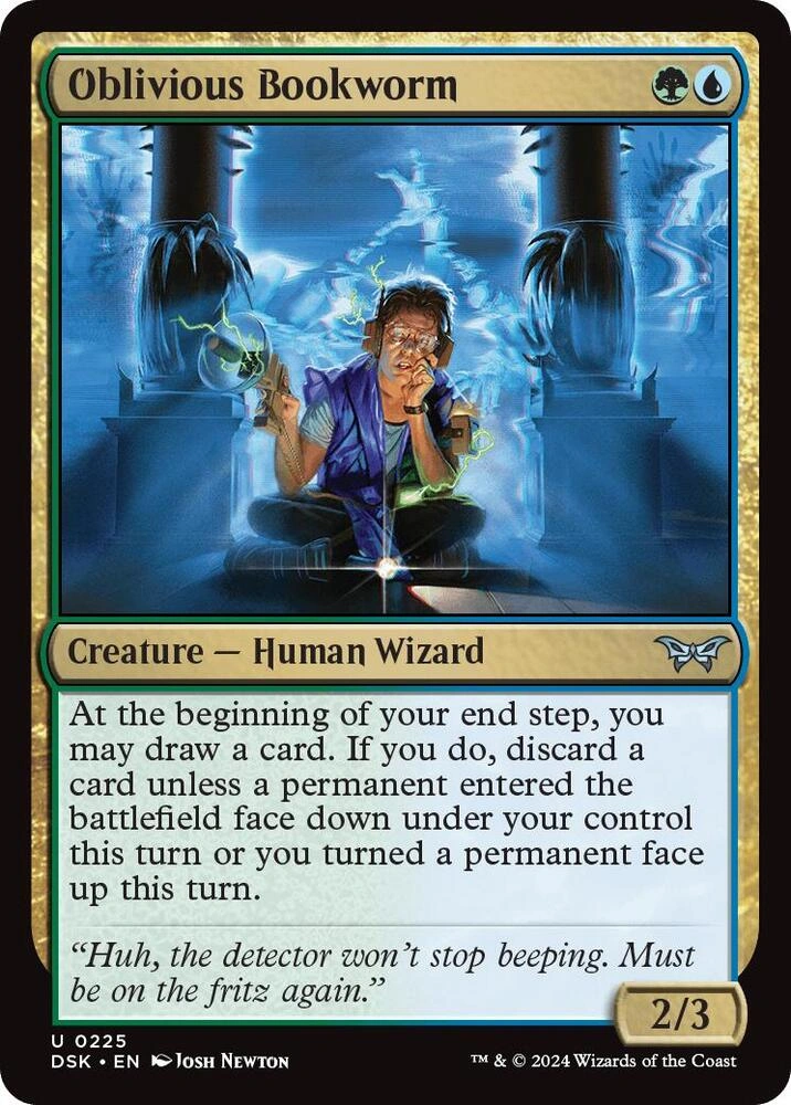 Oblivious Bookworm (0225) Foil