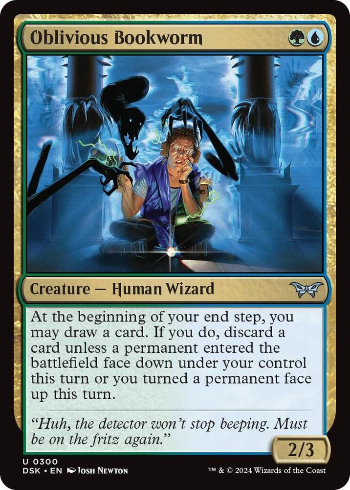 Oblivious Bookworm (0300) Foil