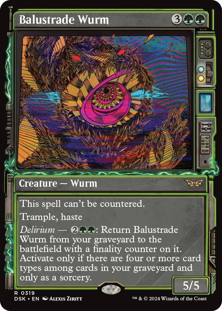Balustrade Wurm (Showcase) Foil