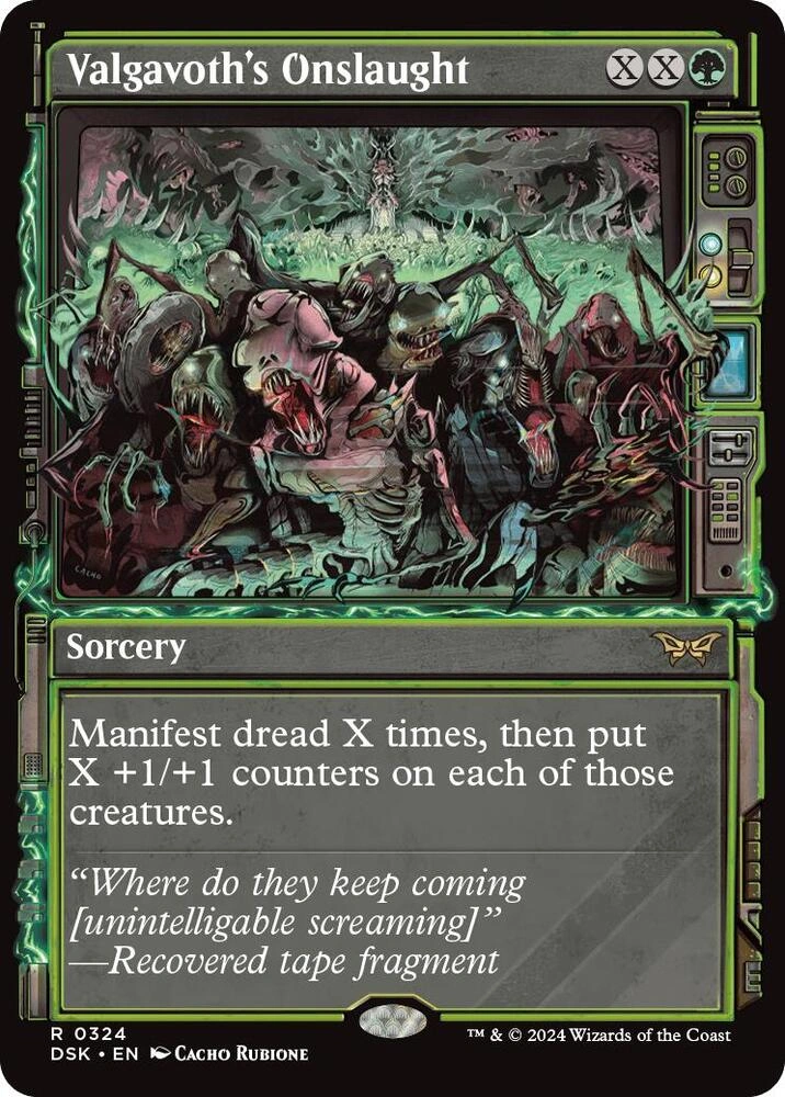Valgavoth's Onslaught (Showcase) Foil