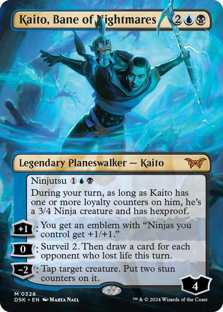 Kaito, Bane of Nightmares (Borderless) Foil