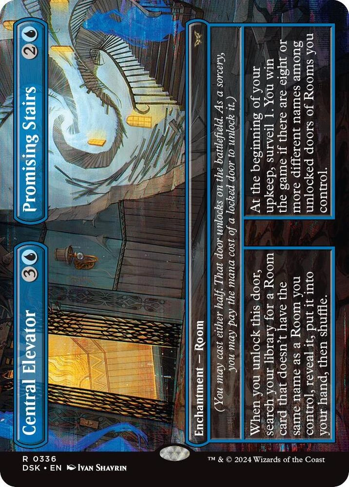 Central Elevator // Promising Stairs (Borderless) Foil