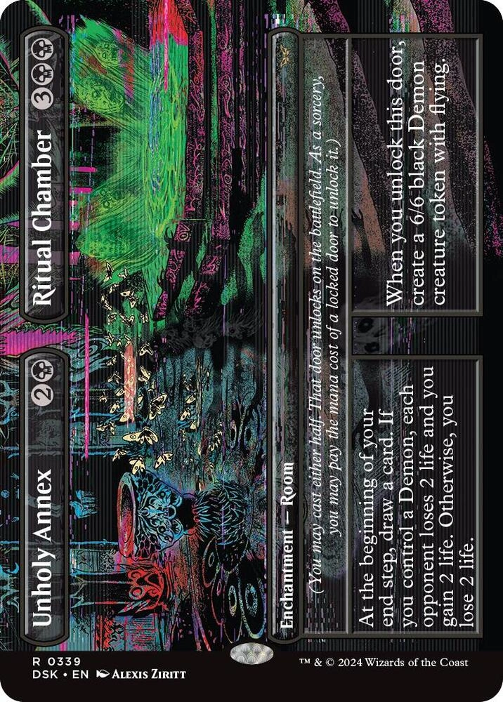 Unholy Annex // Ritual Chamber (Borderless) Foil
