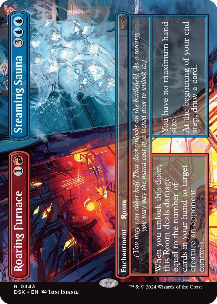 Roaring Furnace // Steaming Sauna (Borderless) Foil