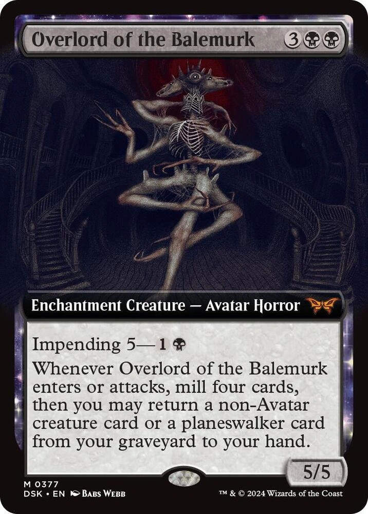 Overlord of the Balemurk (Extended Art) Foil