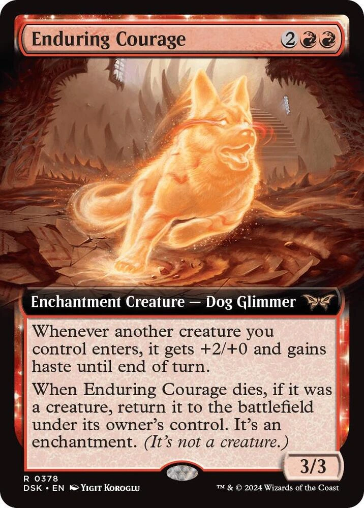 Enduring Courage (Extended Art) Foil