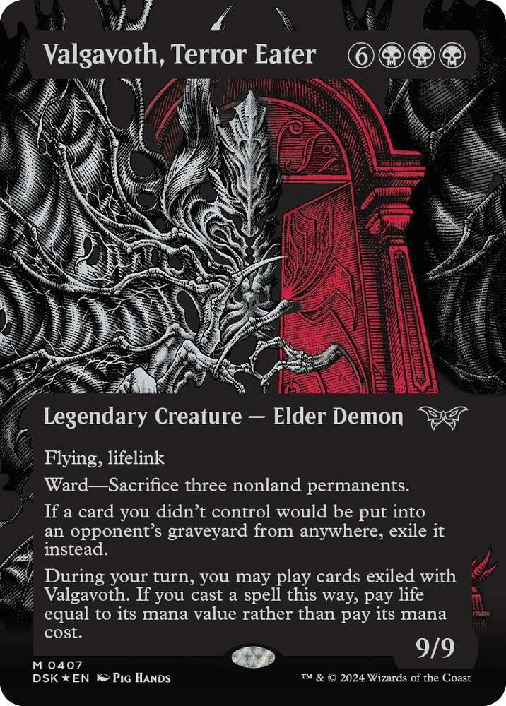Valgavoth, Terror Eater (Showcase) (Textured Foil)