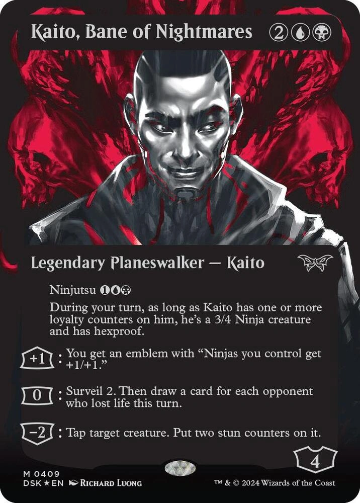 Kaito, Bane of Nightmares (Showcase) (Textured Foil)
