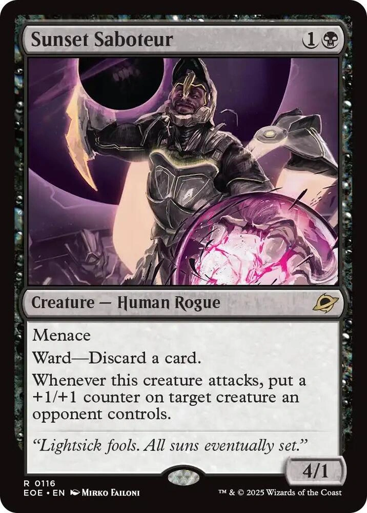 Sunset Saboteur Foil