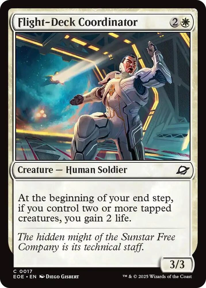 Flight-Deck Coordinator Foil