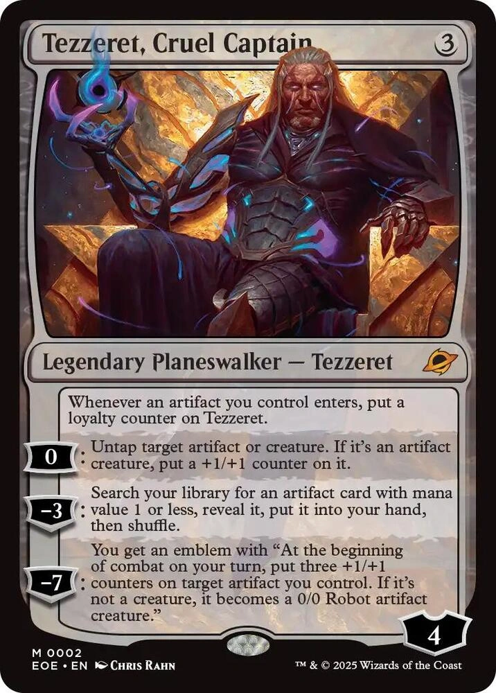 Tezzeret, Cruel Captain Foil