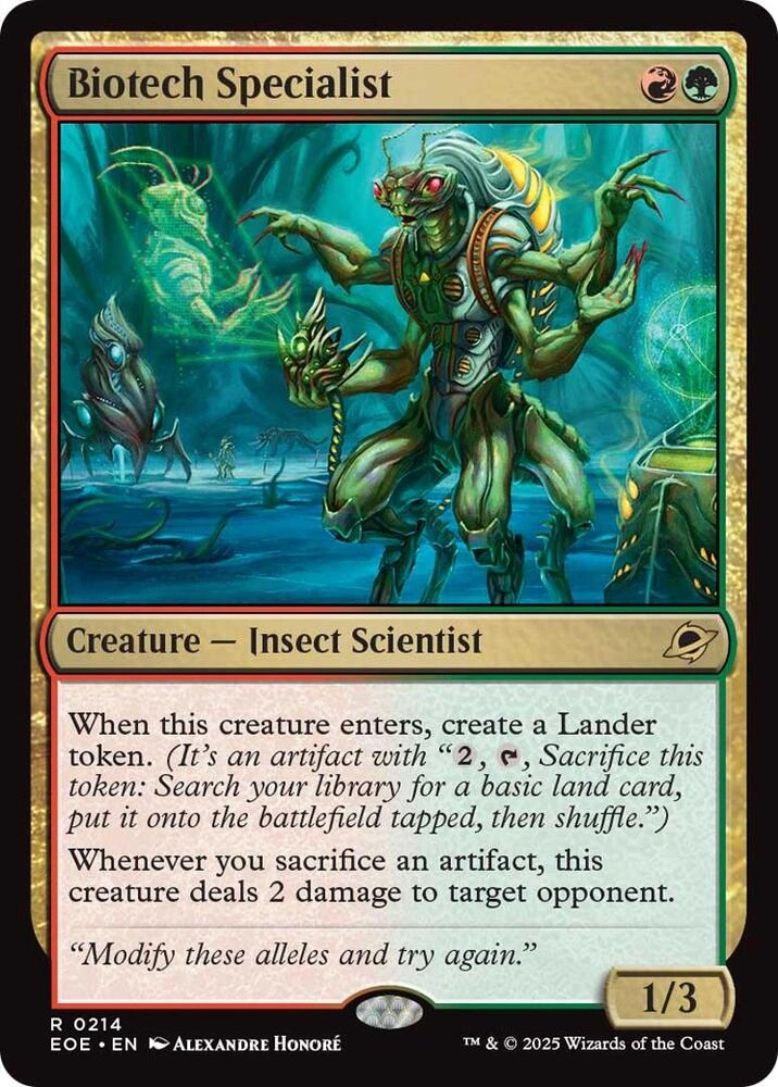 Biotech Specialist Foil