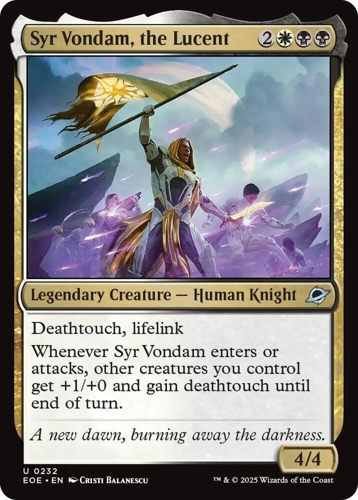 Syr Vondam, the Lucent