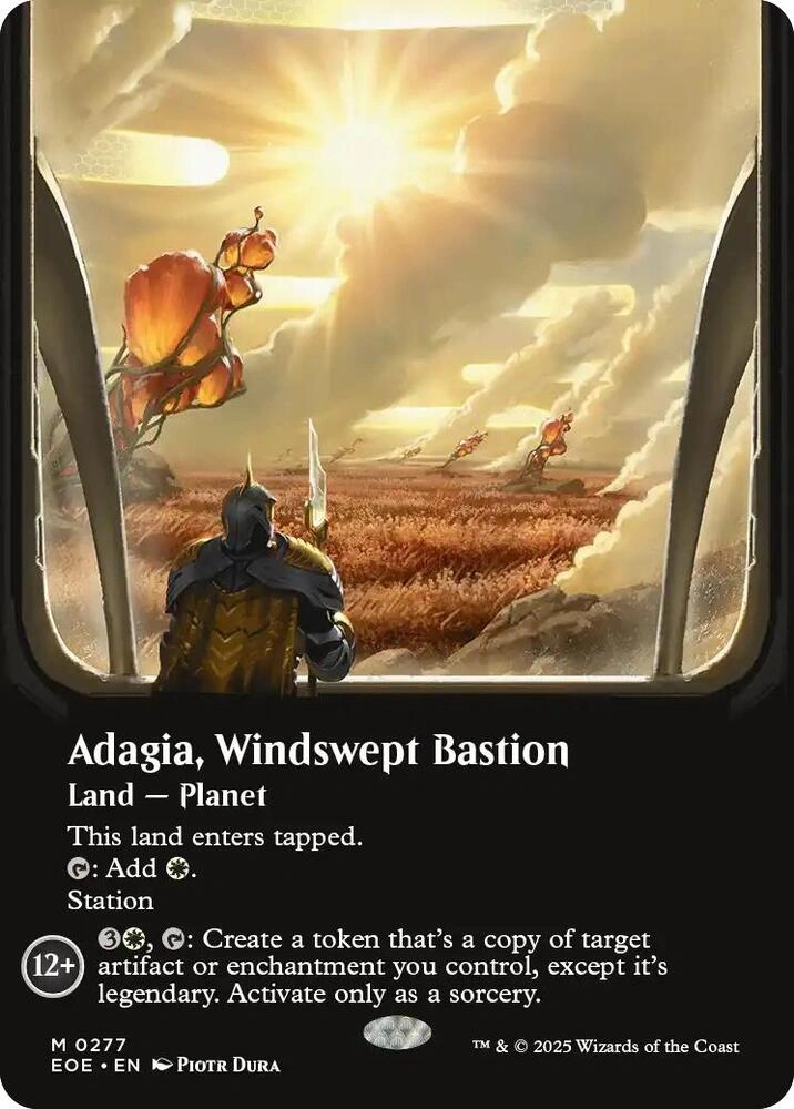 Adagia, Windswept Bastion (Borderless) Foil