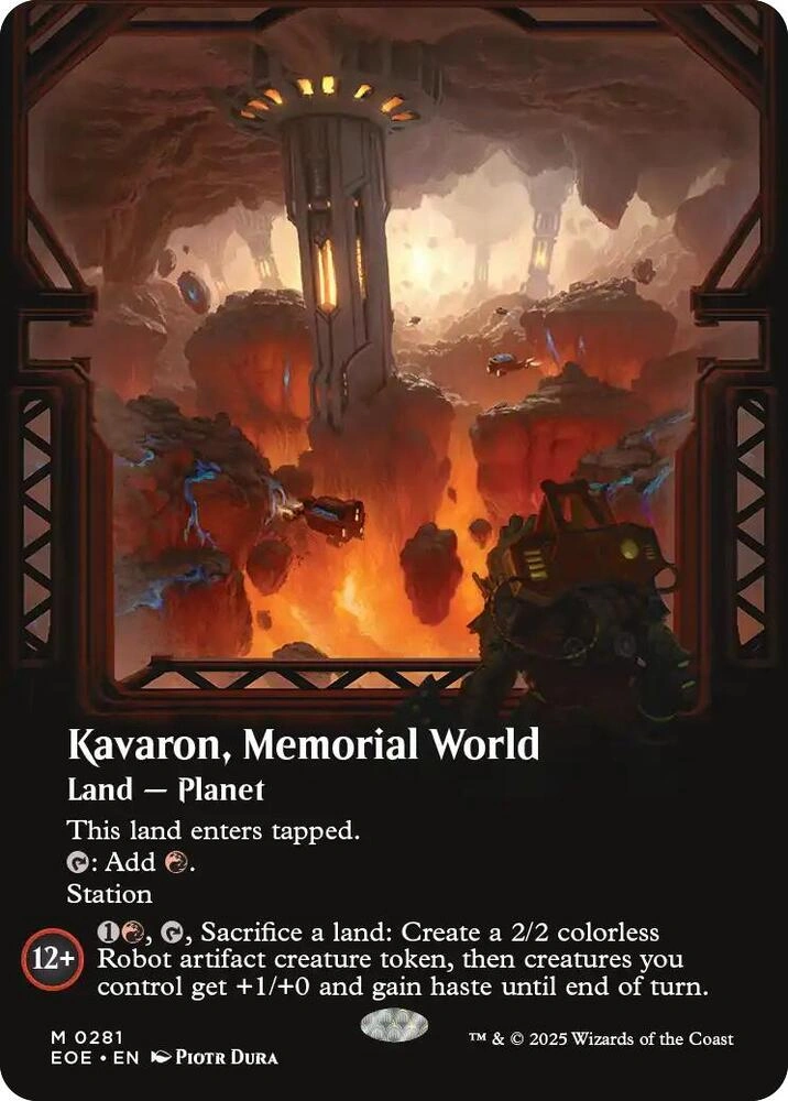 Kavaron, Memorial World (Borderless) Foil