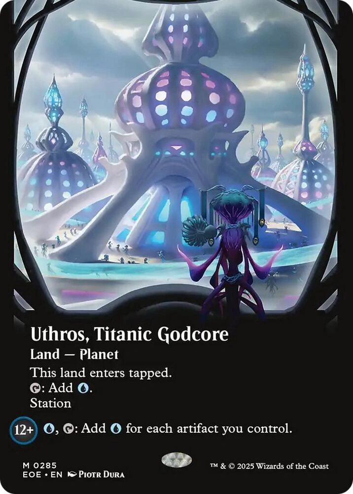 Uthros, Titanic Godcore (Borderless) Foil