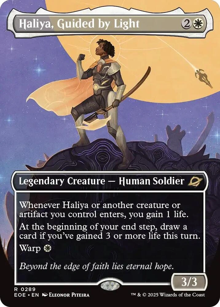 Haliya, Guided by Light (Borderless) Foil