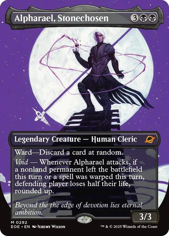 Alpharael, Stonechosen (Borderless) Foil