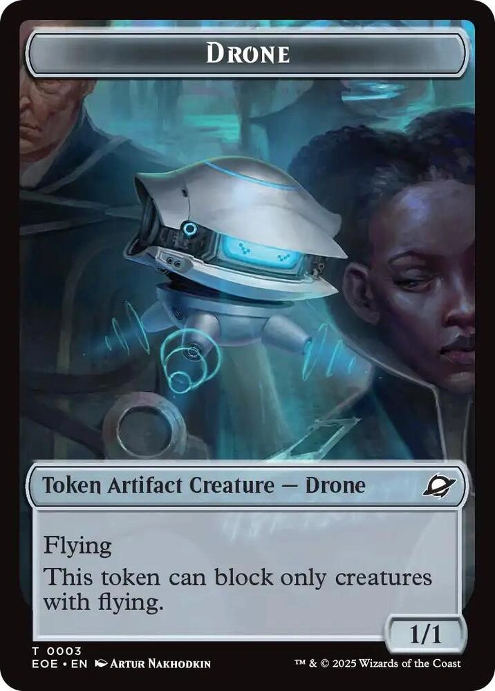 Drone // Lander (0005) Doubled-Sided Token Foil
