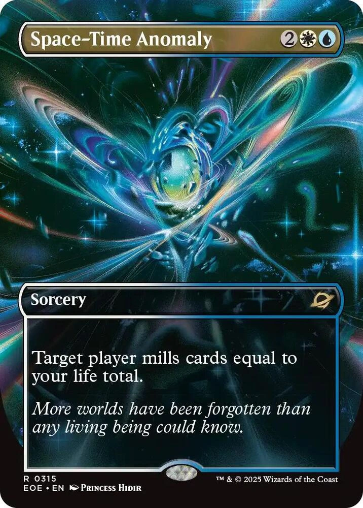 Space-Time Anomaly (Borderless) Foil