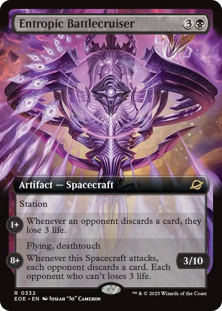 Entropic Battlecruiser (Extended Art) Foil