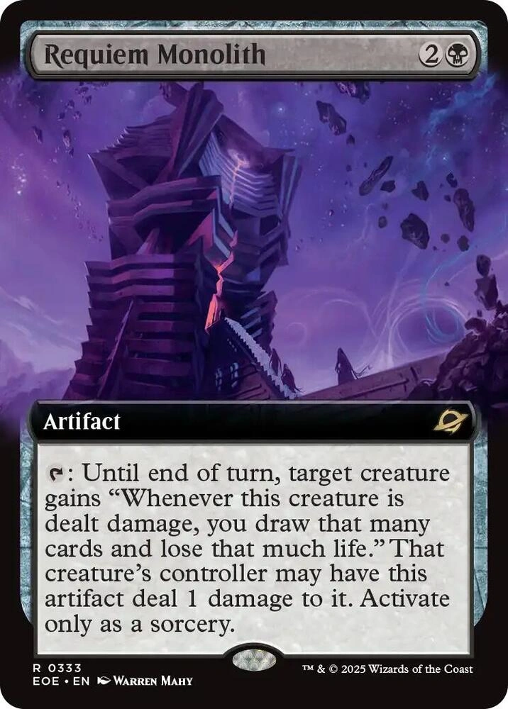 Requiem Monolith (Extended Art) Foil