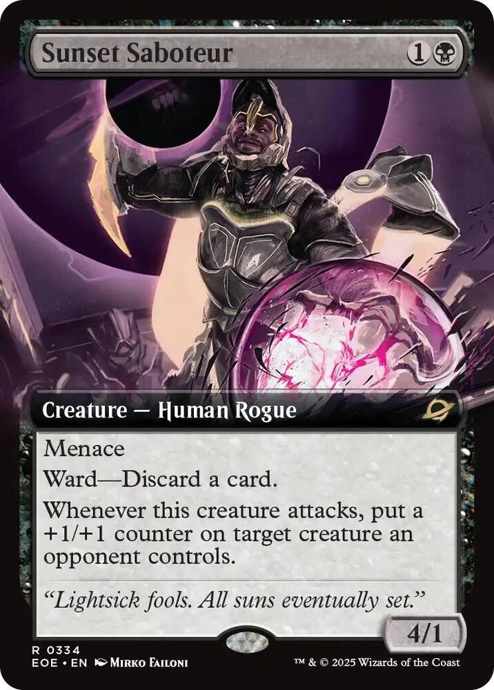 Sunset Saboteur (Extended Art) Foil