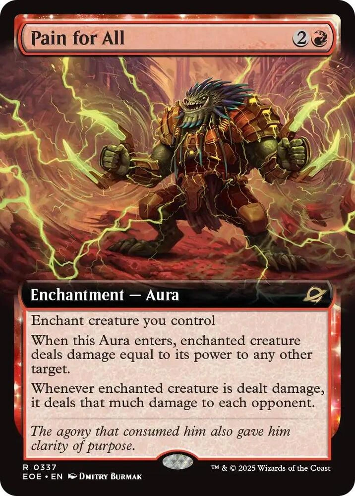 Pain for All (Extended Art) Foil