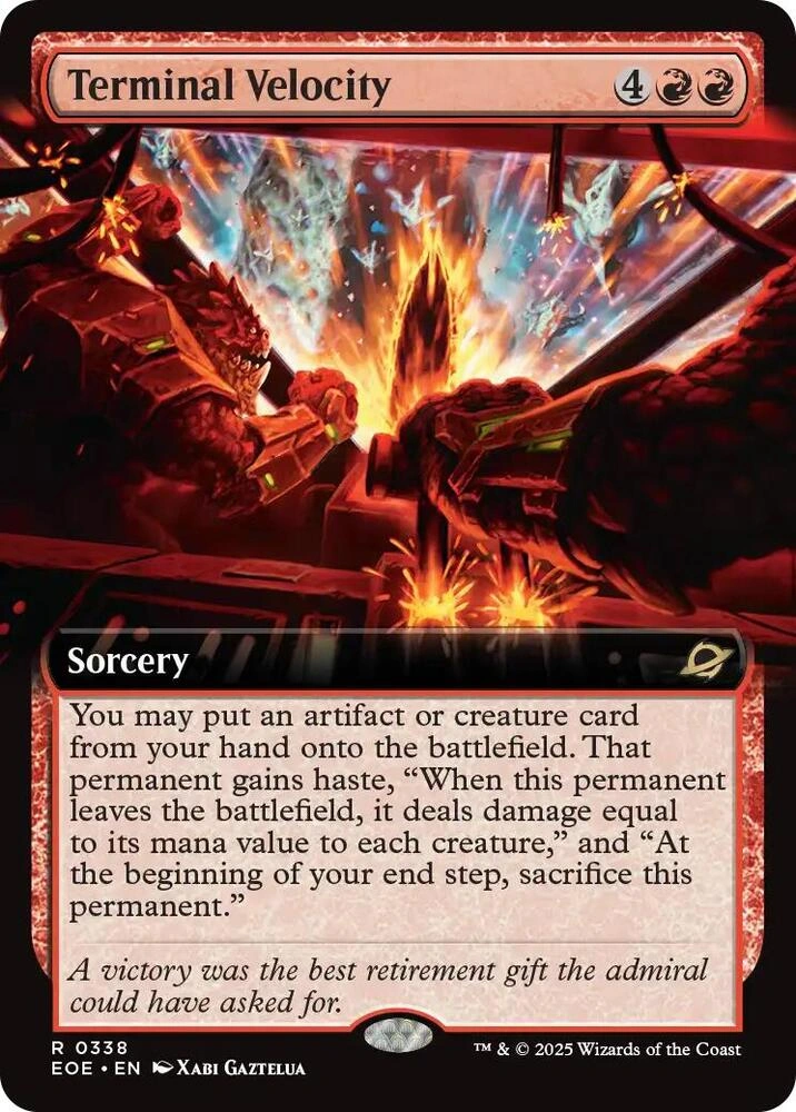 Terminal Velocity (Extended Art) Foil