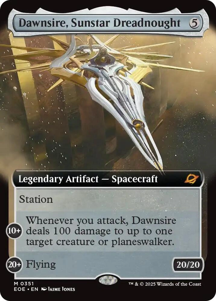 Dawnsire, Sunstar Dreadnought (Extended Art) Foil