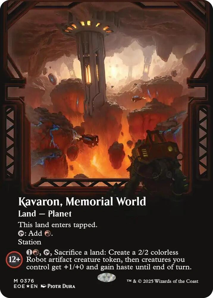 Kavaron, Memorial World (Borderless) (Galaxy Foil)