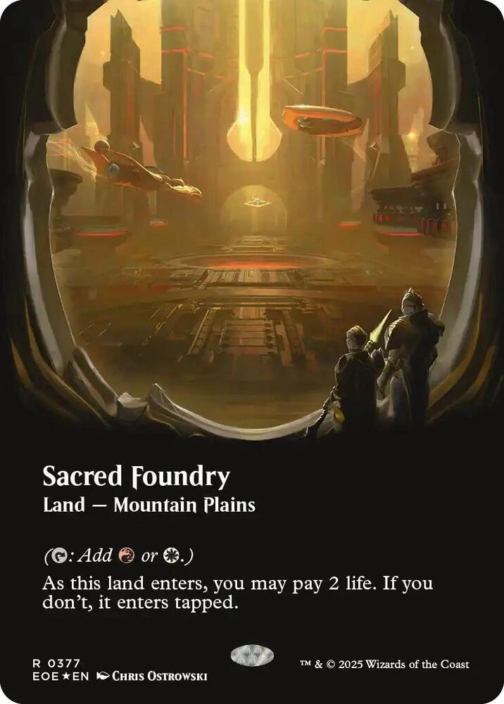 Sacred Foundry (Borderless) (Galaxy Foil)
